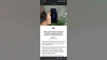 Oppo starts Rolling Out ColorOS 11 Stable Update For Reno2 Z, OPPO A91 And OPPO Reno3A Must Watch 💯🔥