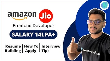 Amazon, Jio Hiring For Frontend Developer (Freshers & Experienced) 🔥 | Salary 14 LPA+