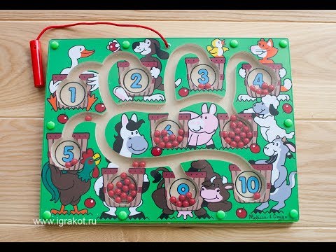 магнитный лабиринт цифры Melissa and Doug (www.igrakot.ru)