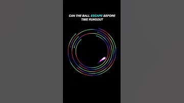 Can the ball escape?#asmrsounds     #satisfying ​ #python​ #simulation​