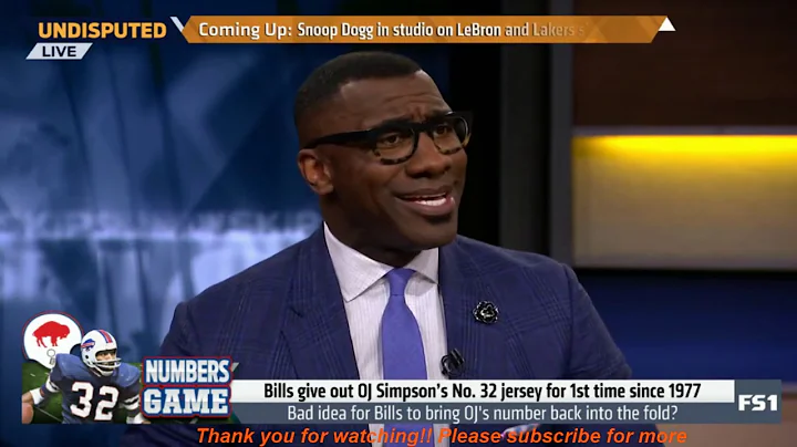 Shannon on Bills give out OJ Simpson's No. 32 jers...
