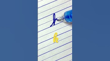 Learn to write cursive small letter k | Cursive Writing for beginner | Cursive handwriting Practice