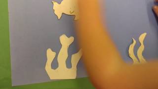Art project integrating math, rotation reflection translation