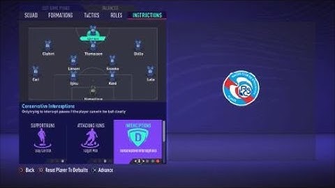 FIFA 21 Custom Tactics - Recreate 4-2-3-1 of Strasbourg  + Instructions - Replicate real system