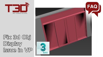 [FAQ] 3DS MAX - Khắc phục lỗi hiển thị vật thể 3d