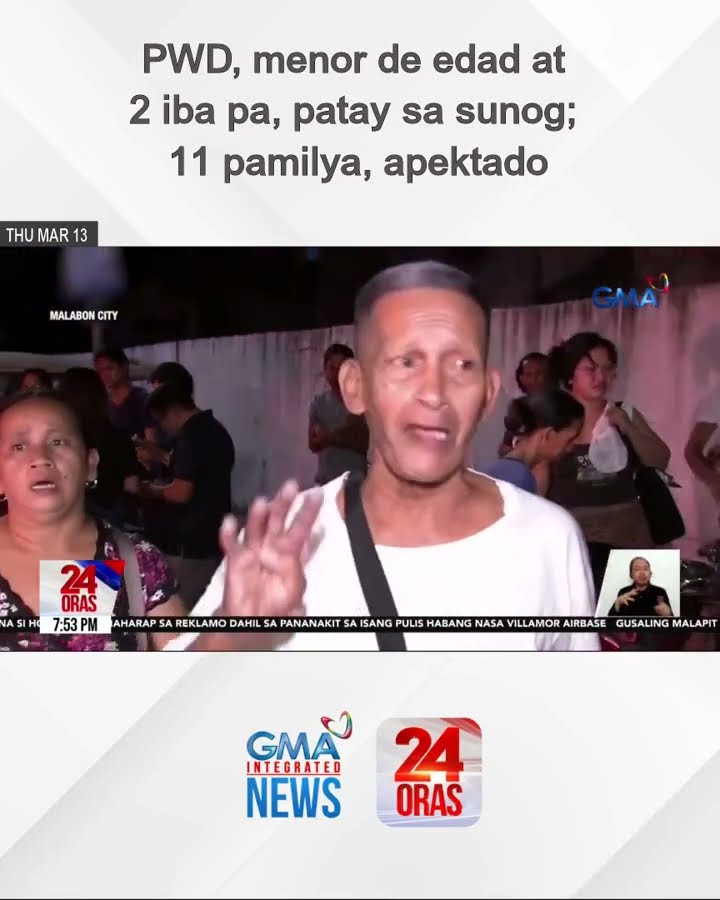 PWD, menor de edad at 2 iba pa, patay sa sunog; 11 pamilya, apektado | 24 Oras