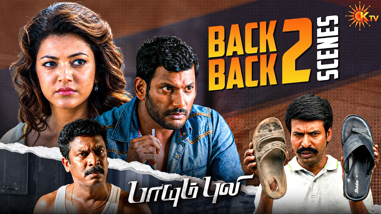 Paayum Puli Movie Back to Back Scenes | Vishal | Kajal Aggarwal | Soori | Samuthirakani | KTV