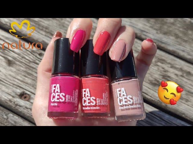 Esmaltes FACES - Natura - Nuevos!!!? Pink Rio , Rojo Asunción, Rosa Nude  Buenos Aires - YouTube