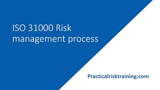 ISO 31000 Risk management process