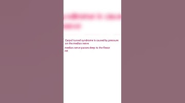 CARPAL TUNNEL SYNDROME #mnemonics #anatomy #youtuber #youtubeshorts #shorts