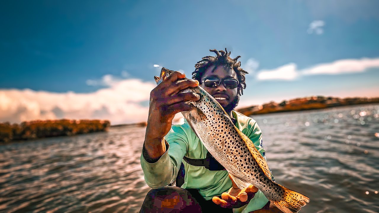 Kayak Fishing Fun (EASY TROUT TIPS)