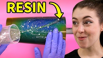 Husband & Wife Make a Resin Tumbler for the First Time