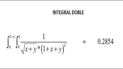 integrales indefinidas, definidas y dobles en matlab