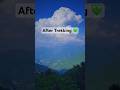 After Trekking AWESOME view on Top of the World #shorts #ytshorts #travel #traveling #travelvlog #yt
