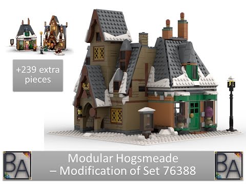 LEGO MOC Modular Alpine Lodge XL - Modification of 2x Sets 10325 by Brick  Artisan