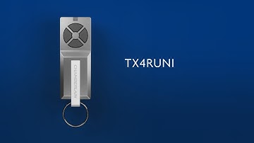 Programmeringen av håndsendere TX4RUNI på ML700/800/810/1000/1040EV, ML1000EV-S, ML1000EV-F