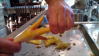 Preparing & Peeling Chicken Feet