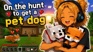 Minecraft (PART 4): Finished Building My House & On The Hunt For A Pet Dog!