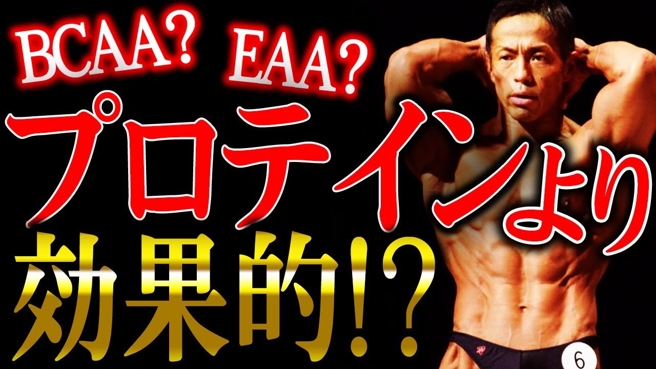 【プロテインの上位互換！？】消化不要で筋肉に直接届く？体育大学准教授が説く！BCAA・EAAはプロテインより優れているのか