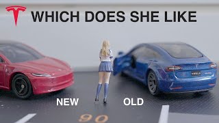 2026 Tesla Model 3🚗 vs 2024 Model 3 Comparison | Unboxing, Review of Tomica and Matchbox