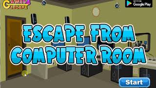 Escape From Computer Room Walkthrough[G4E]