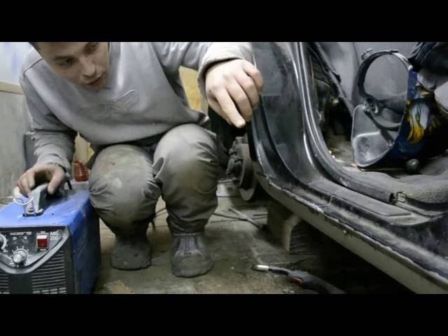 Ремонт пластикового порога автомобиля