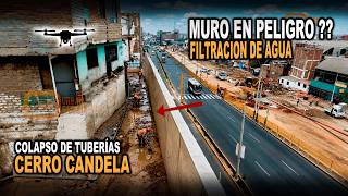TODAY!! Water Leaking in the Wall -CERRO CANDELA Pipe Bursts -WALL IN DANGER NEW UPDATES