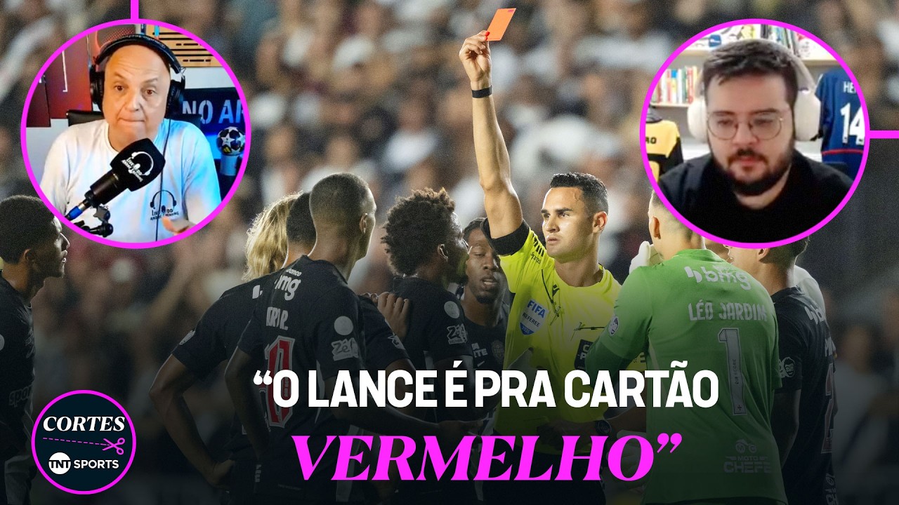 ARBITRAGEM ACERTOU NA EXPULSÃO DE CAUAN BARROS? ANDRÉ E PIERO ANALISAM VASCO 1 X 0 VITÓRIA