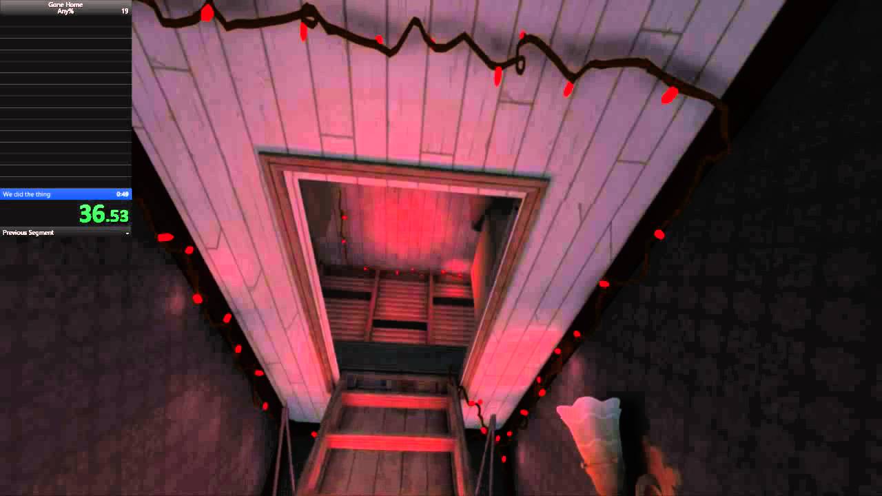 Gone Home Any% Speedrun 