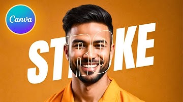 How to Merge Text & Image in Canva l easy canva l Canva tutorial