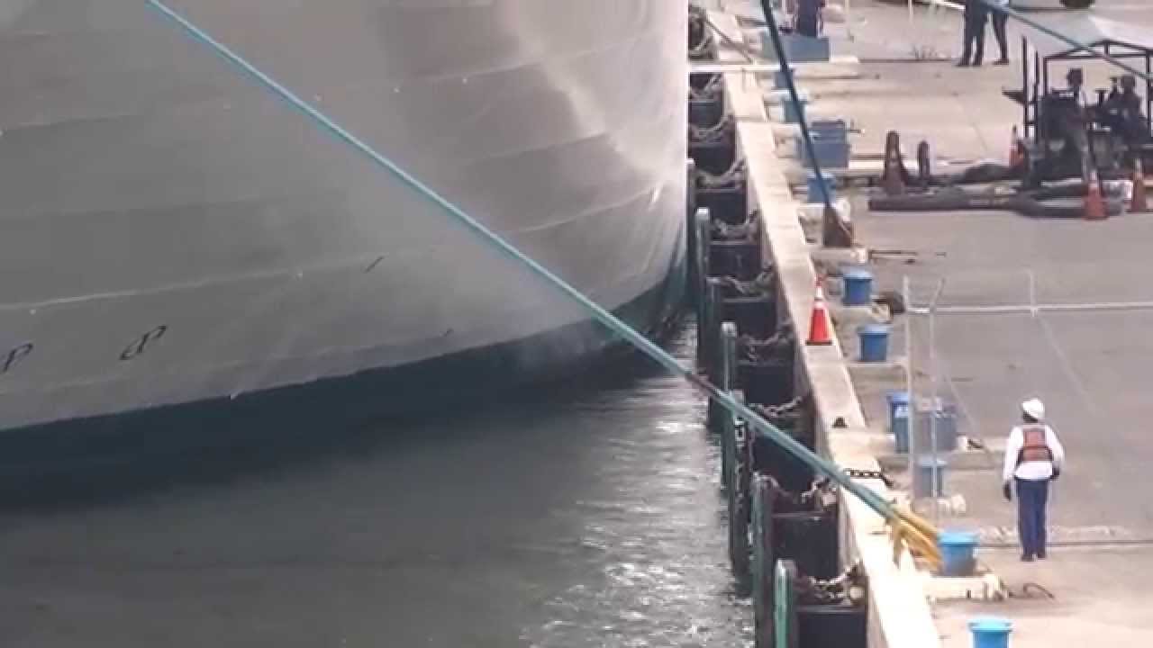 Time-Lapse of all cruise ships departing Fort Lauderdale on 3/29/14