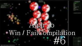 Agar.io Win / Fail Compilation #6 POP SPLIT GOOD , KING DOUBLE SPLIT !!