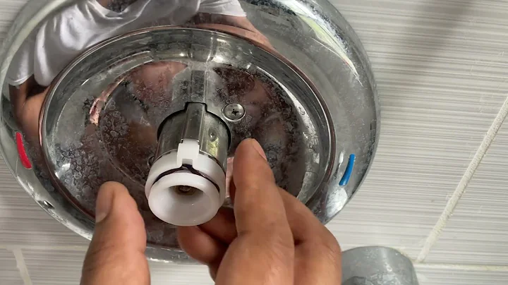 How to adjust temperature for Moen shower diversion valve part 2