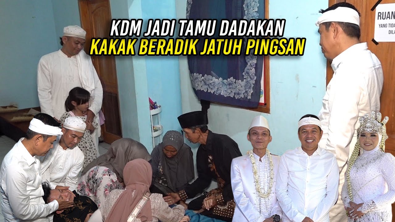 KDM JADI TAMU DADAKAN NIKAHAN DI SUMEDANG | KAKAK BERADIK J4TUH P1NGSAN