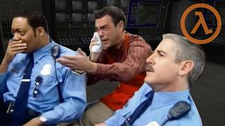 Black Mesa security watching the Resonance Cascade from video surveillance...