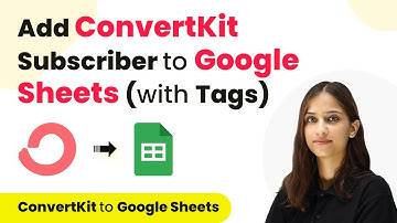How to Add New ConvertKit Subscribers with Tag to Google Sheets