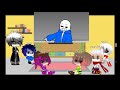 Реакция персонажей андертейла на Glichtale S1 EP4 "Твой лучший друг"/Gacha Club/