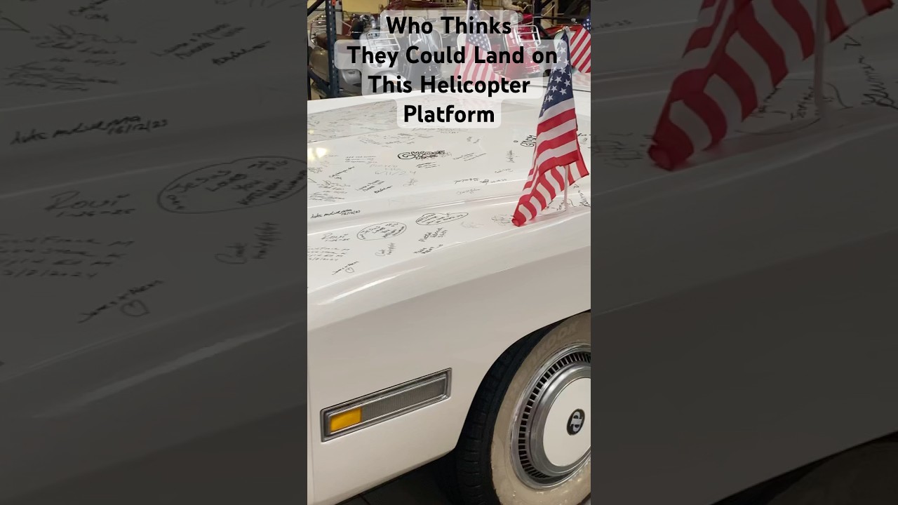 Helicopter Platform on The World’s Longest Limousine-Green Deck! 