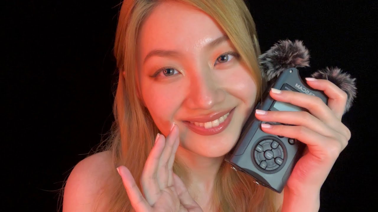 ASMR Tascam Ear to Ear Trigger Words, Whispers & More