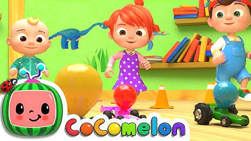 Toy Balloon Car Race | CoComelon Nursery Rhymes & Kids Songs