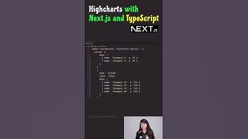 Highcharts with Next.js and TypeScript  || #shortvideo #shorts #youtubeshorts #youtube #tech