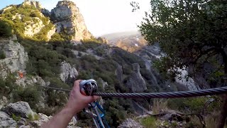 La Via Ferrata Du Massif De Thaurac Hérault