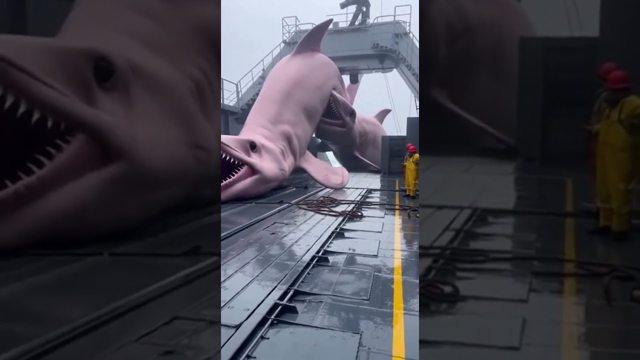 Alien Jaw?! Goblin Shark Snaps on Deck