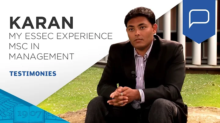 My ESSEC Experience: Karan Bose, MSc in Management student