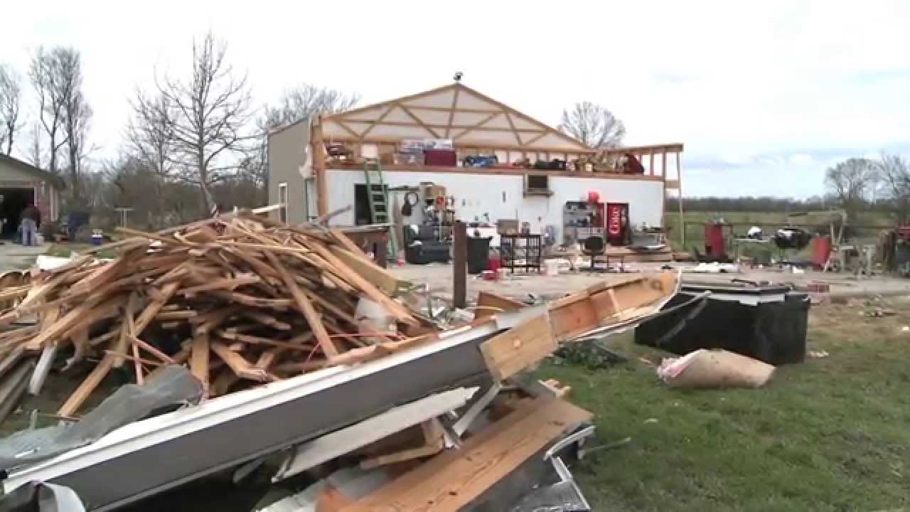 Cleanup After Tornado In Afton, Oklahoma