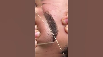 Eyebrow threading tutorial #eyebrowthreadingtutorial #eyebrows #shortvideo #shorts