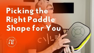 How To Pick the Right Pickleball Paddle Shape for You
