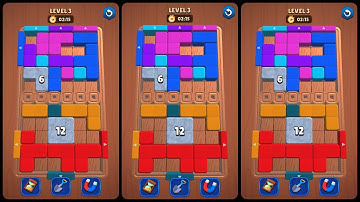 Color Block Sort: Slide Jam 3d Gameplay Video for Android Mobile