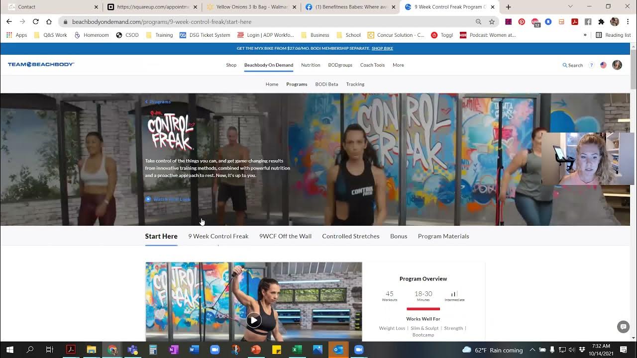 Accessing BOD & BODi programs and live workouts YouTube