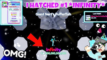 OMG!⚡️🥳 I HATCHED #1 GIANT *INFINITY* (1 IN 400,000,000,000) in Bubble Gum Simulator INFINITY!